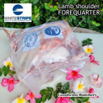 Lamb collar SHOULDER FOREQUARTER BONE-IN frozen half cuts +/- 1.3kg (price/kg) brand Australia WAMMCO